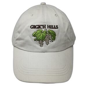 Alternative Apparel Baseball Cap Beige One Size Grgich Hills Winery Grape Hat